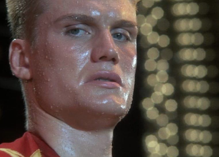 Dolph Lundgren playing Drago in Rocky IV 4 That the whole world isn't 